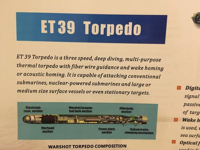 亚洲防务展随笔(三):国产鱼雷首次组队亮相 多型号为首次曝光