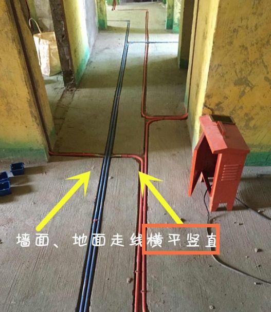 墙体单根横向开槽不超过2m; 4. 墙角电线不沿墙根走线,离墙根20cm
