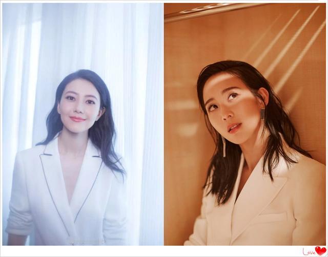 看了高圆圆的白西装再看看张钧甯真想对赵又廷说一句好福气