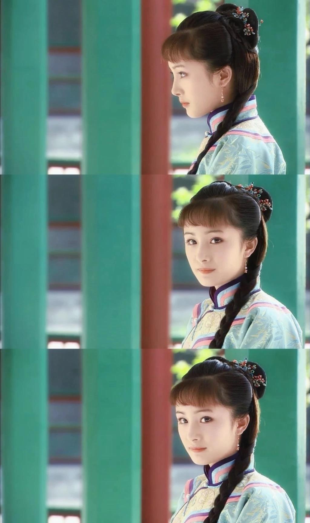 秦岚的富察皇后就够美了,可杨幂的少女版富察皇后更是让人惊艳