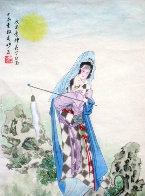 红楼梦十二金钗工笔画——迷人!|十二钗|金陵|李纨_新浪新闻