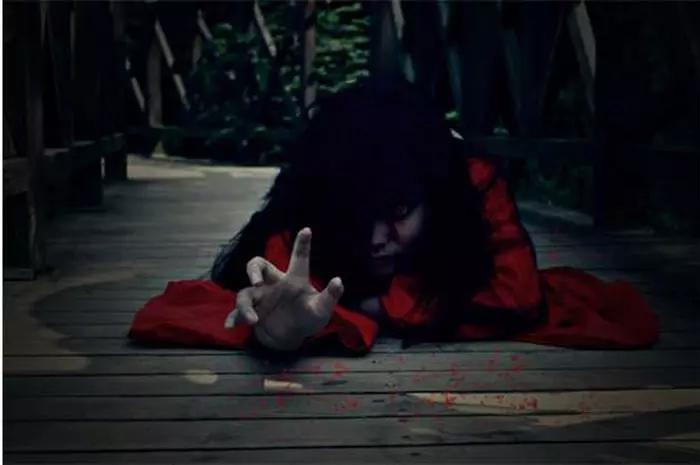 最有种的女鬼照图三贞子引热议最后一个看完僵硬了