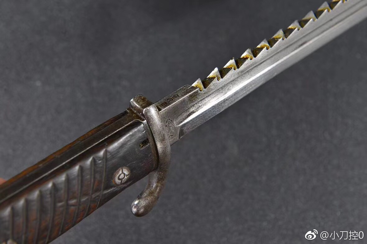 一战德军铁鞘背齿s98淡水鱼刺刀经典中的经典