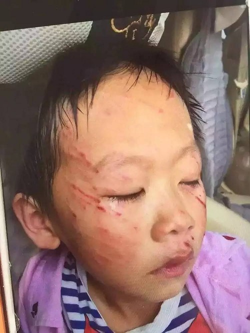 4岁女孩被"泼妇"连打3个耳光,只因她的女儿没有抢到玩具!