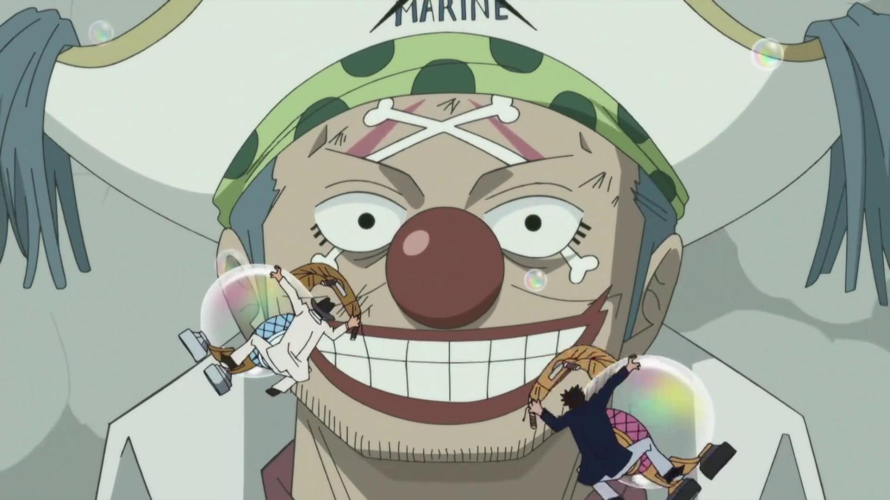 海贼王 小丑巴基是深藏不漏的高手 看看他和三大将的交手就知道了