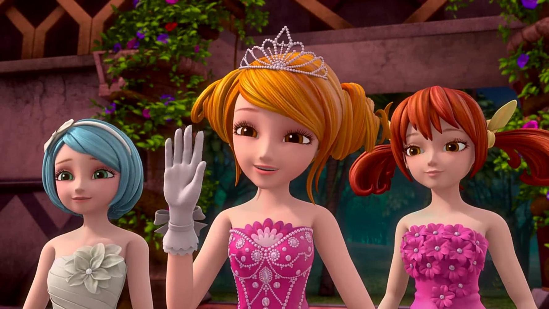 星学院: 少女三人组终极礼服大爆光! 菲洛的最漂亮, 美星的最霸气