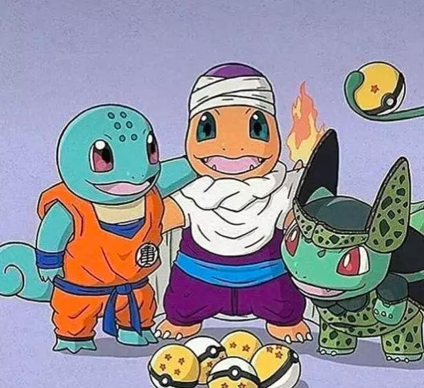 亮瞎了!当童年经典动漫人物乱入七龙珠,最强的是海绵宝宝?