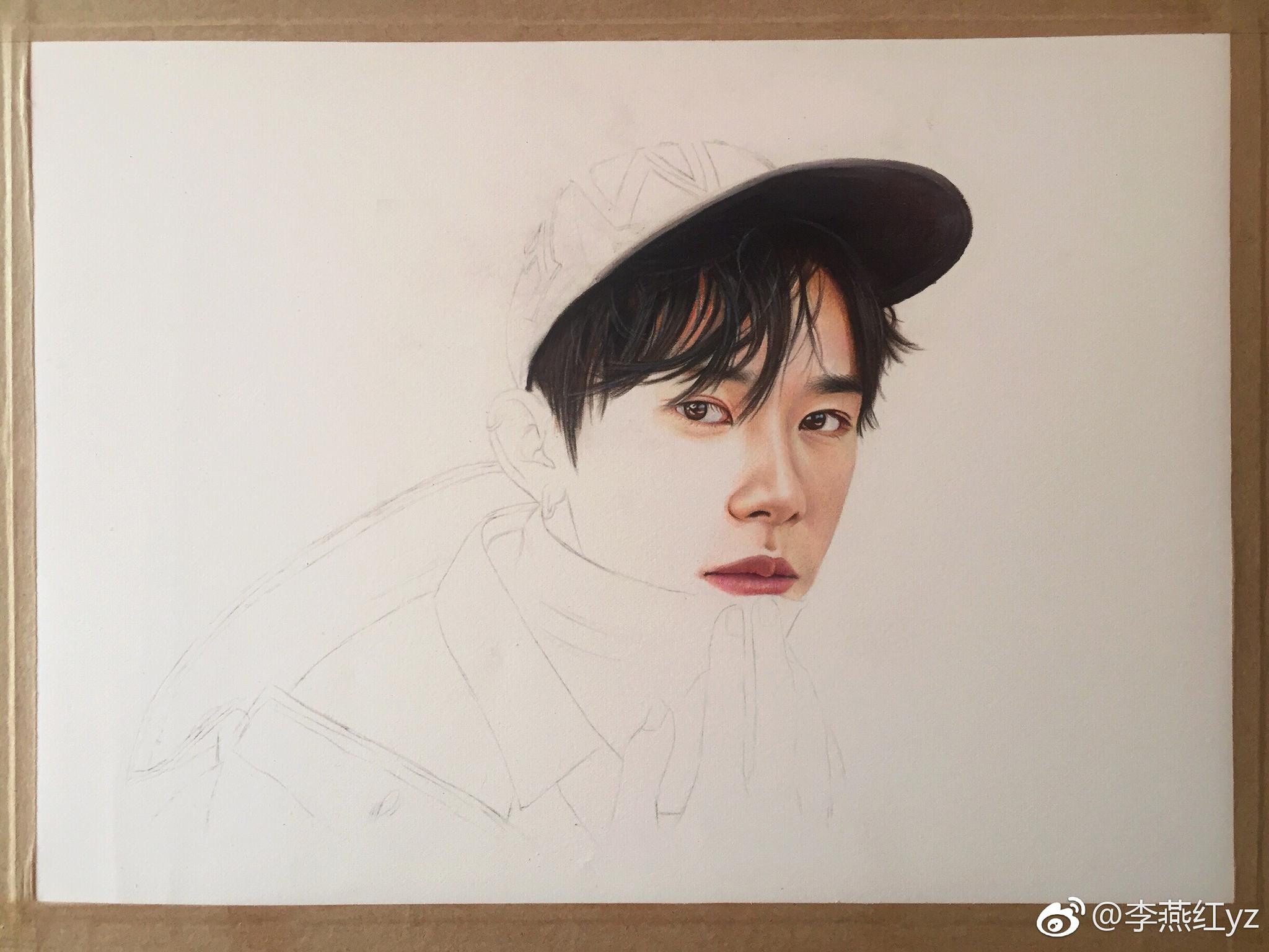 易烊千玺 (霹雳马彩铅获多福细纹纸) 投稿