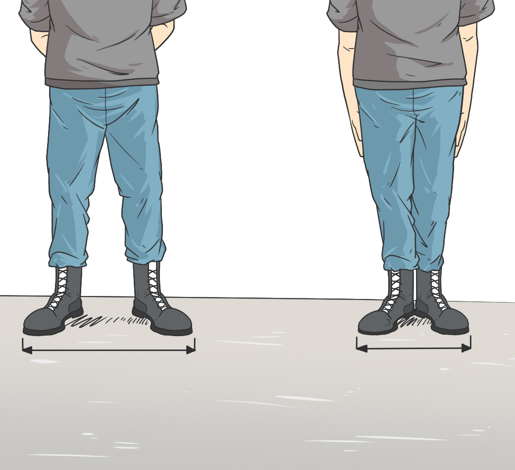 有细心观察过的朋友应该都知道 跨立站立会比双腿并立站的时间要长