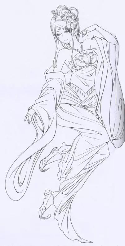 手把手教你画:古风人物绘画教学,孩童与少女篇