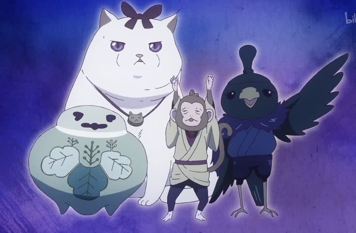 op,ed风格相反,但超好听最后来说说这部《付丧神出租中》的op和ed.