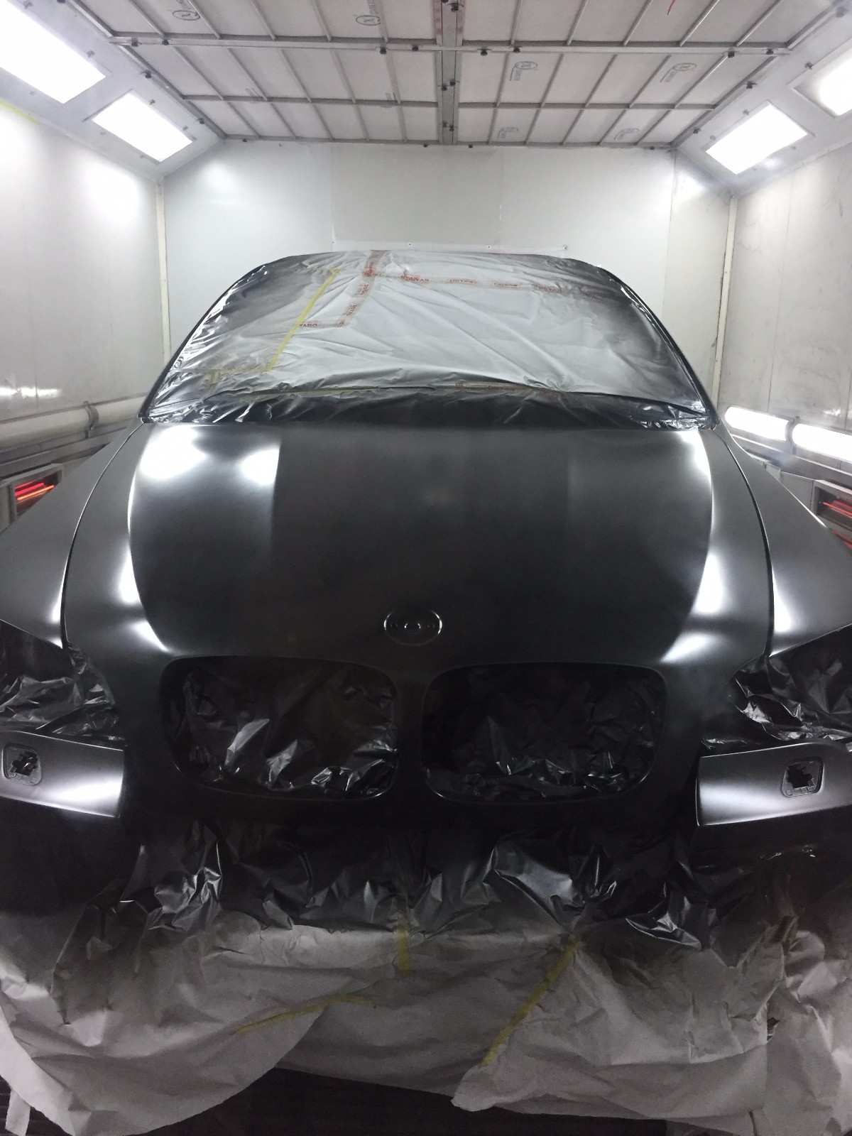 宝马x6改色杜雅金属哑光黑案例