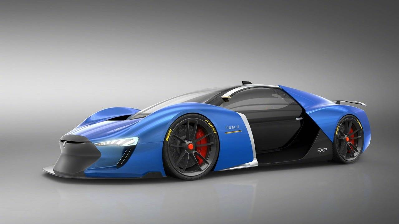 想象中的特斯拉超级跑车