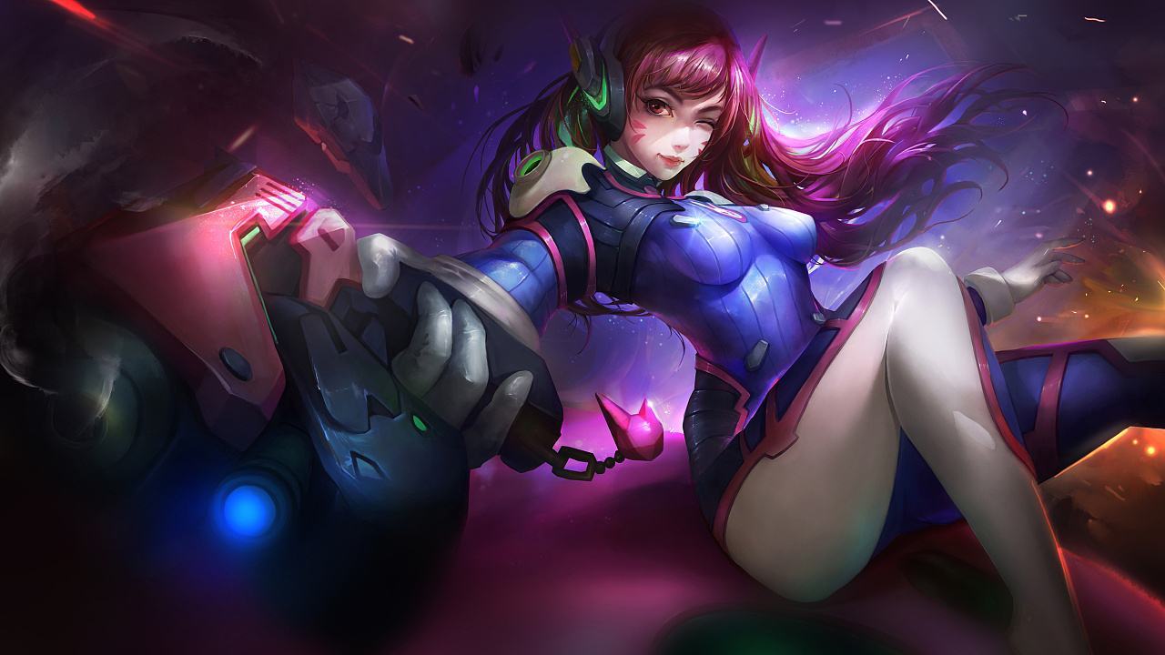 守望先锋:玩游戏就是为了赢 妹子玩家对d.va情有独钟的五大原因