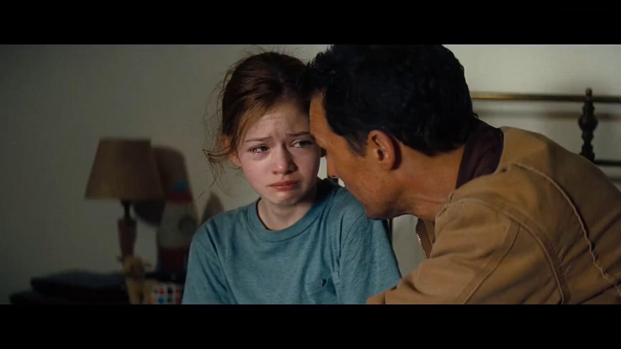 星际穿越:告别女儿,驾飞船分离进入太空对接