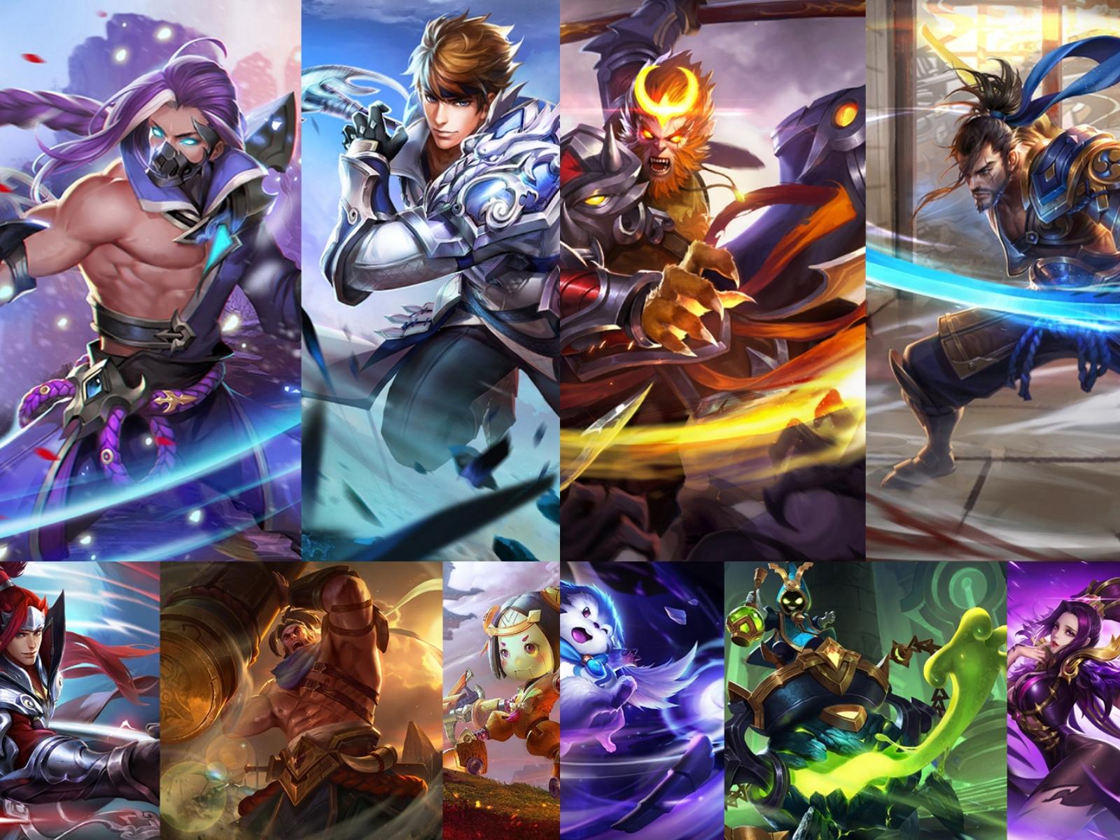 王者荣耀:英雄池最深的四大主播,张大仙垫底,触手蓝烟无人能敌