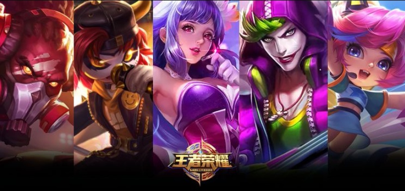 王者荣耀五黑皮肤系列组合,最后一组只能由土豪达成