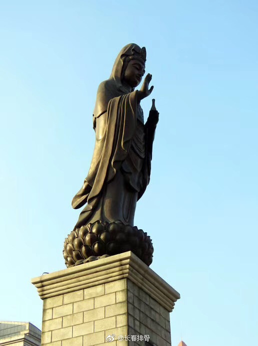 长春般若寺的观音像咋给拆了