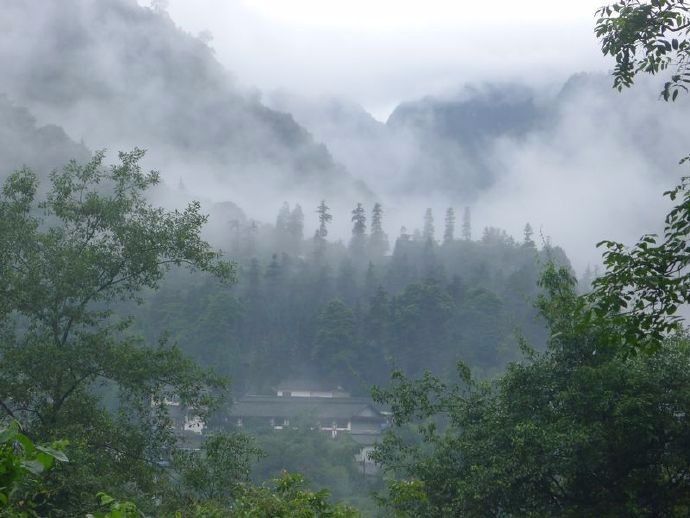 清雾绕山寂,雨帘新翠舒|空山|新翠|雨帘_新浪新闻