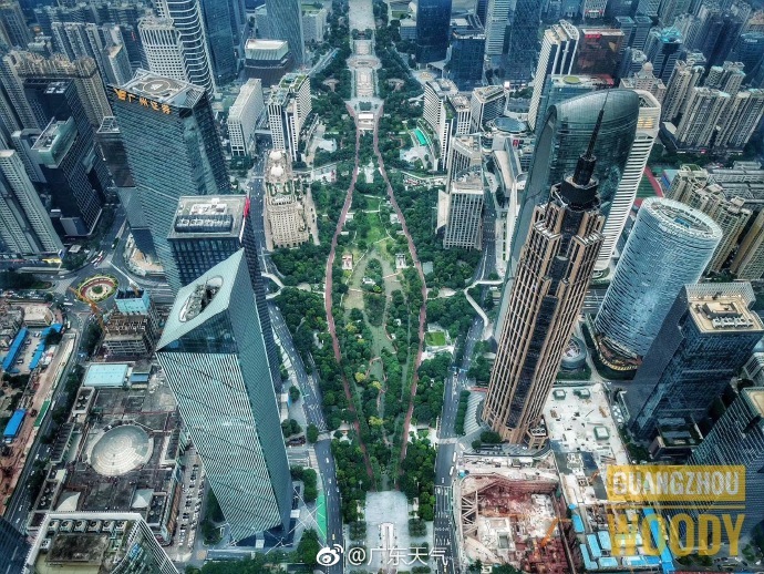 穿越中轴线,广州塔,体育中心,花城广场……看看你能认出多少你曾经