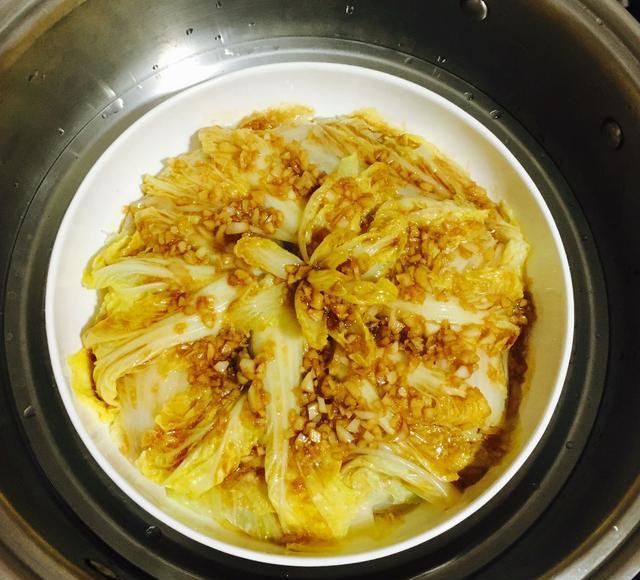 大白菜这样做真的太好吃了, 蒜蓉粉丝蒸白菜的简单做法