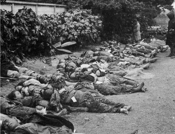 抗日战争中日军三光政策"烧光,杀光,抢光"场面惨不能睹!