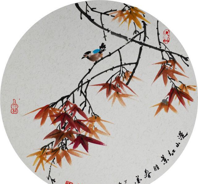 瑰丽韵雅——陈子平写意花鸟小品画展