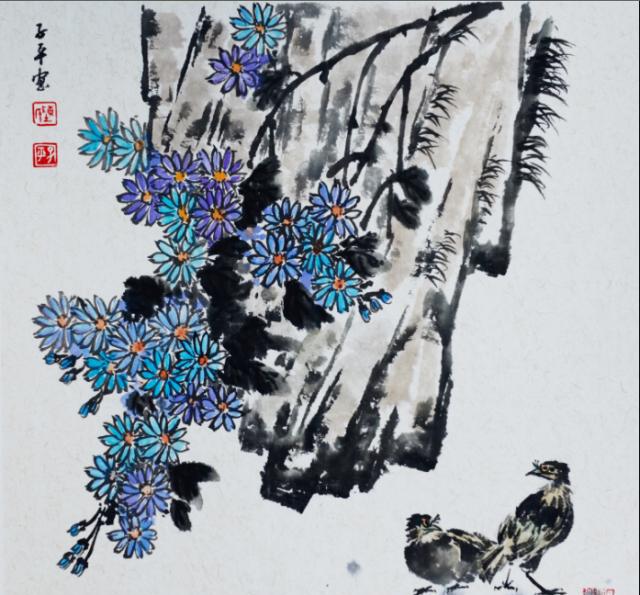 瑰丽韵雅——陈子平写意花鸟小品画展