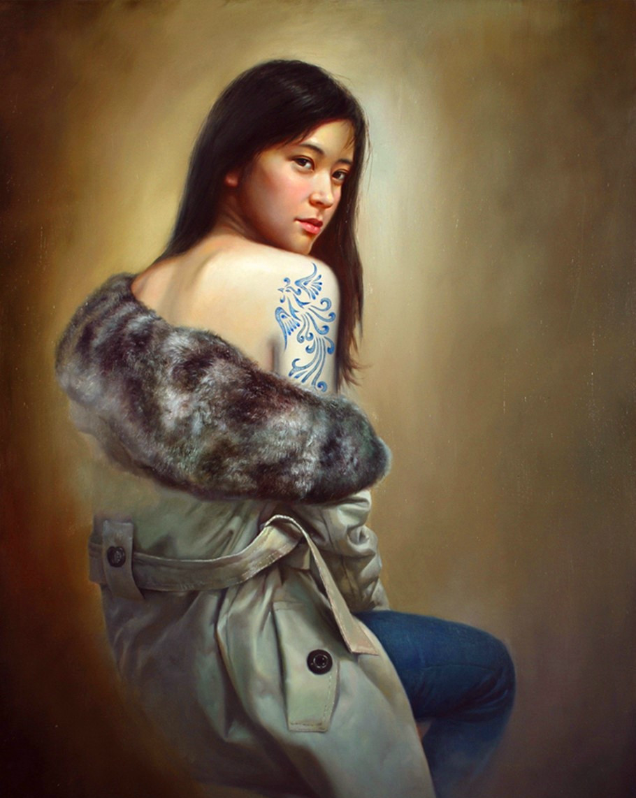 苏新人物油画作品