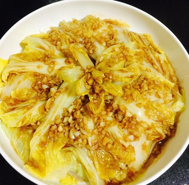 大白菜这样做真的太好吃了, 蒜蓉粉丝蒸白菜的简单做法
