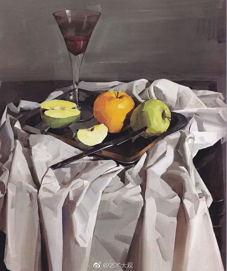 天津美院副院长郭振山静物水粉画专辑