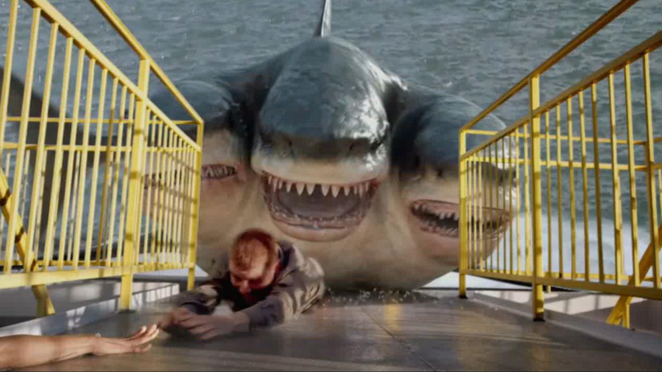 多头鲨鱼恐怖图片