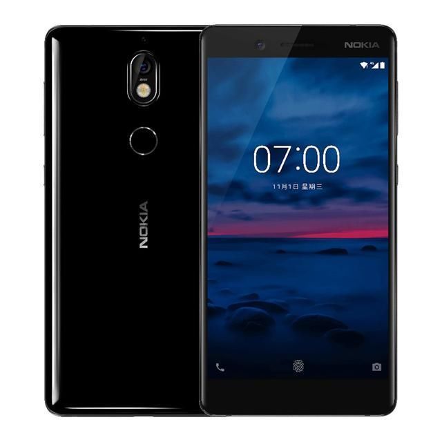 诺基亚   (nokia 7) 4gb 64gb 黑色 全网通 双卡双待 移动联通电信4g