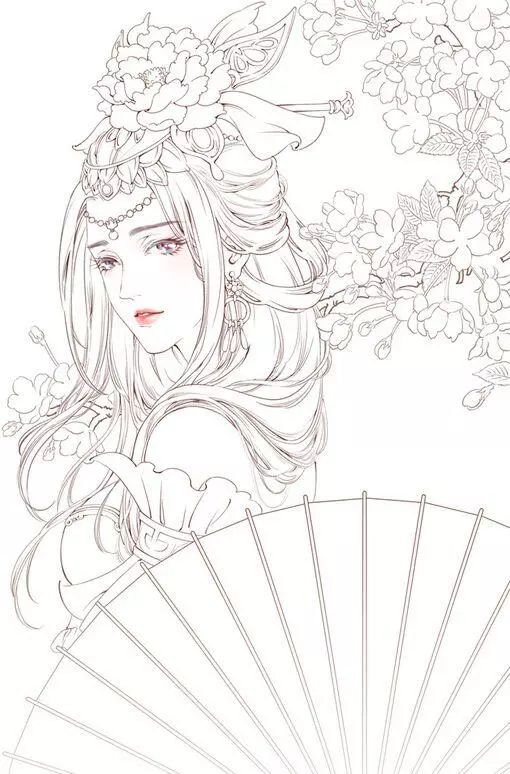 手把手教你画:古风人物绘画教学,孩童与少女篇 - 独角兽手绘画 - 实验