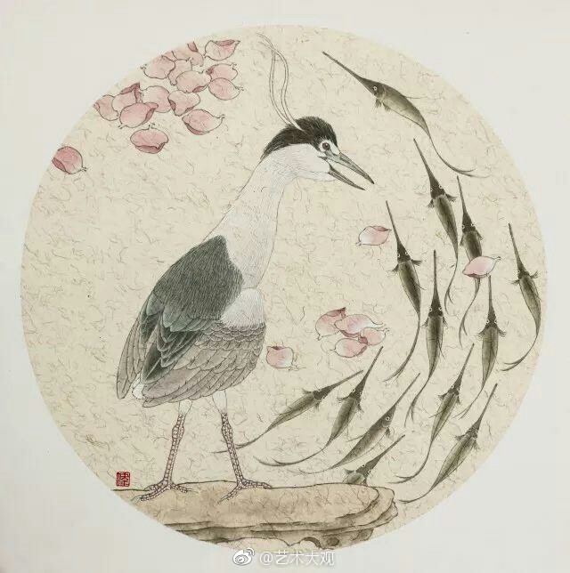 刘奇伟工笔花鸟画欣赏
