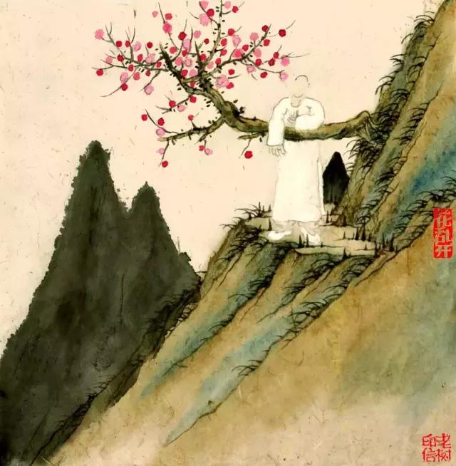 老树画画:一画一诗一境界,春天里的人生感悟