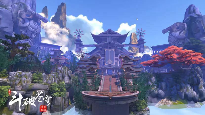 《斗破苍穹》游戏场景图其实阅文与新丽之间早就有过合作的成功范本