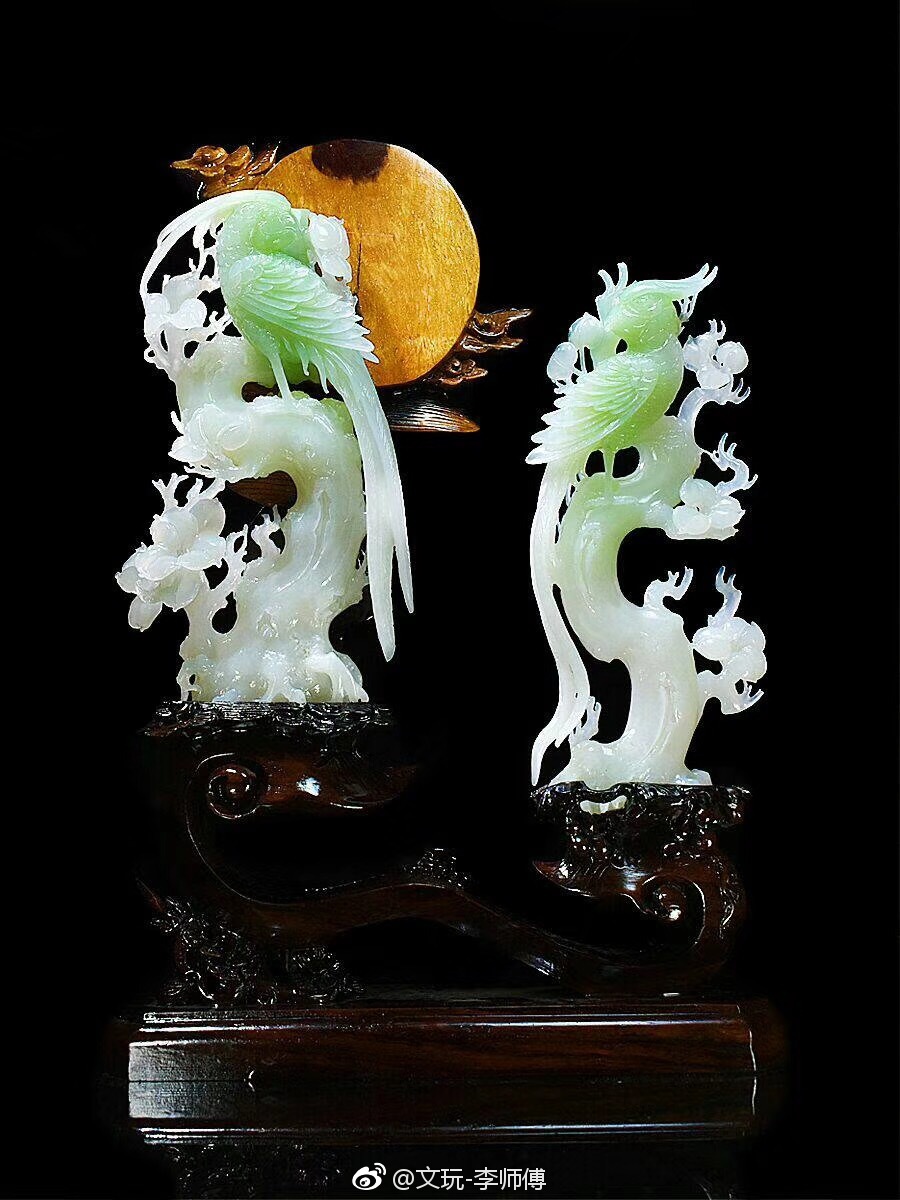 鹦鸣神鹉|玉雕|鹦鹉|大摆件_新浪新闻