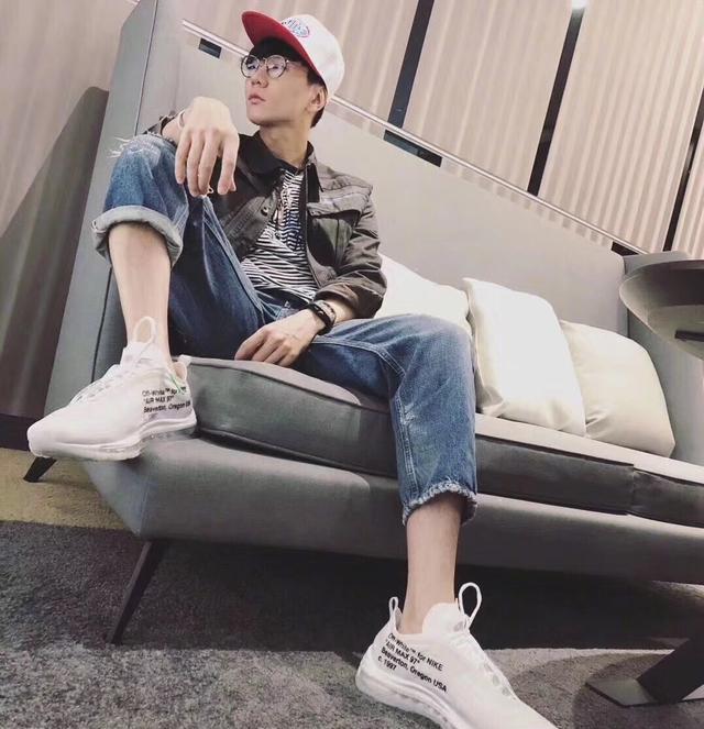 林俊杰上脚耐克联名off-white 让air max 97 再次火了一把