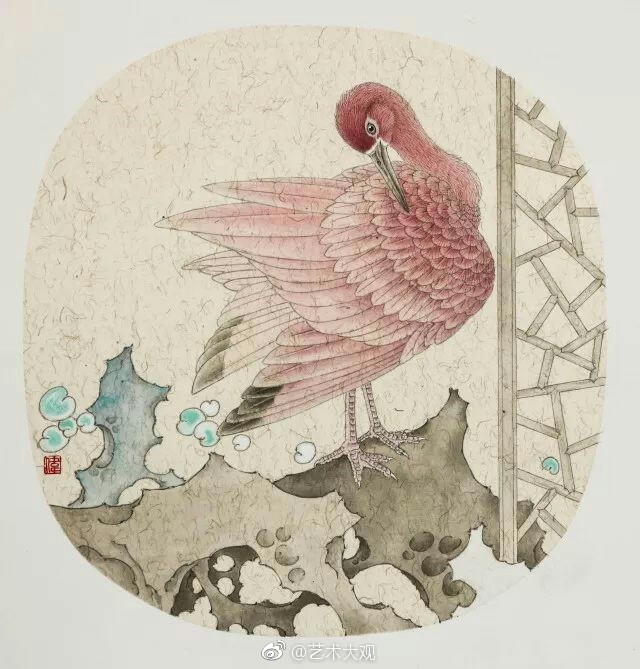 刘奇伟工笔花鸟画欣赏