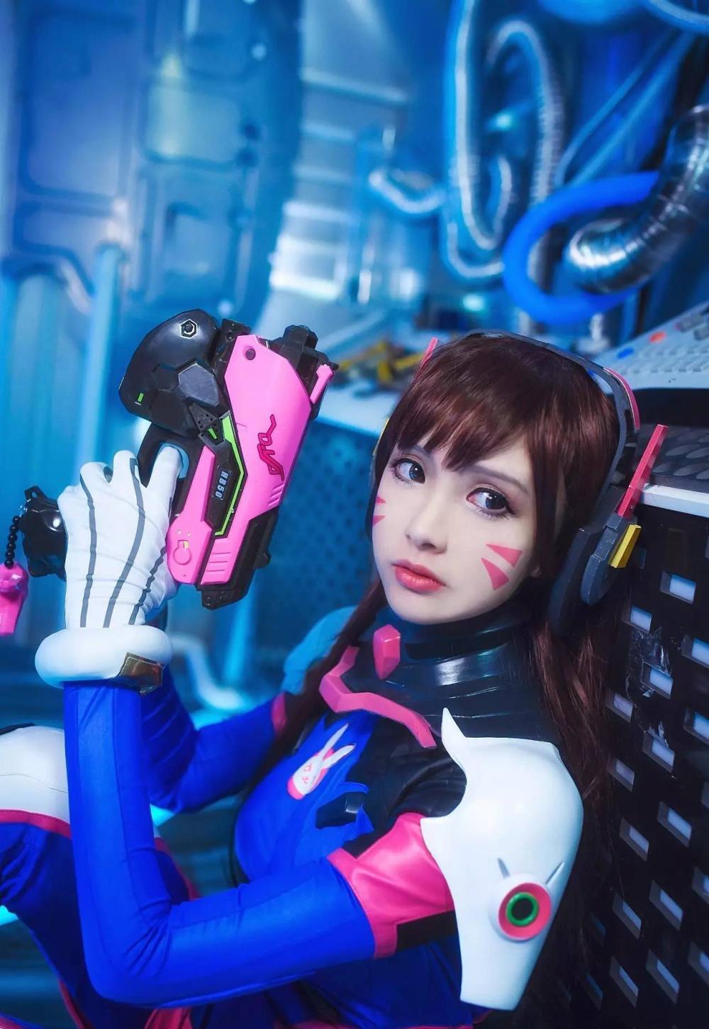 守望先锋cos美美哒dva小姐姐萌新依旧