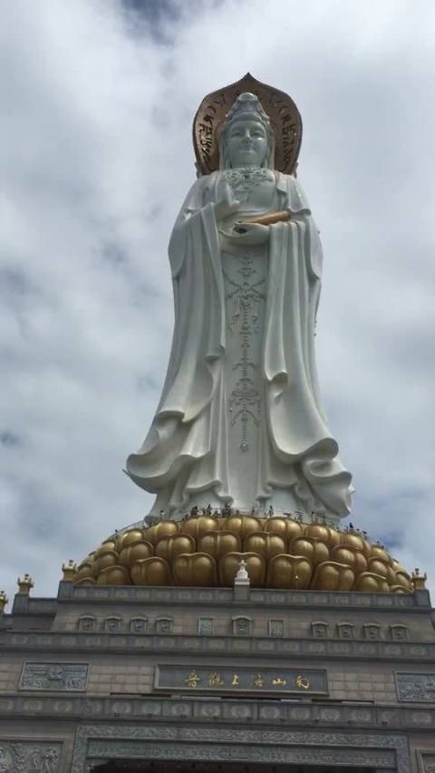 三亚南山寺三面观音菩萨!