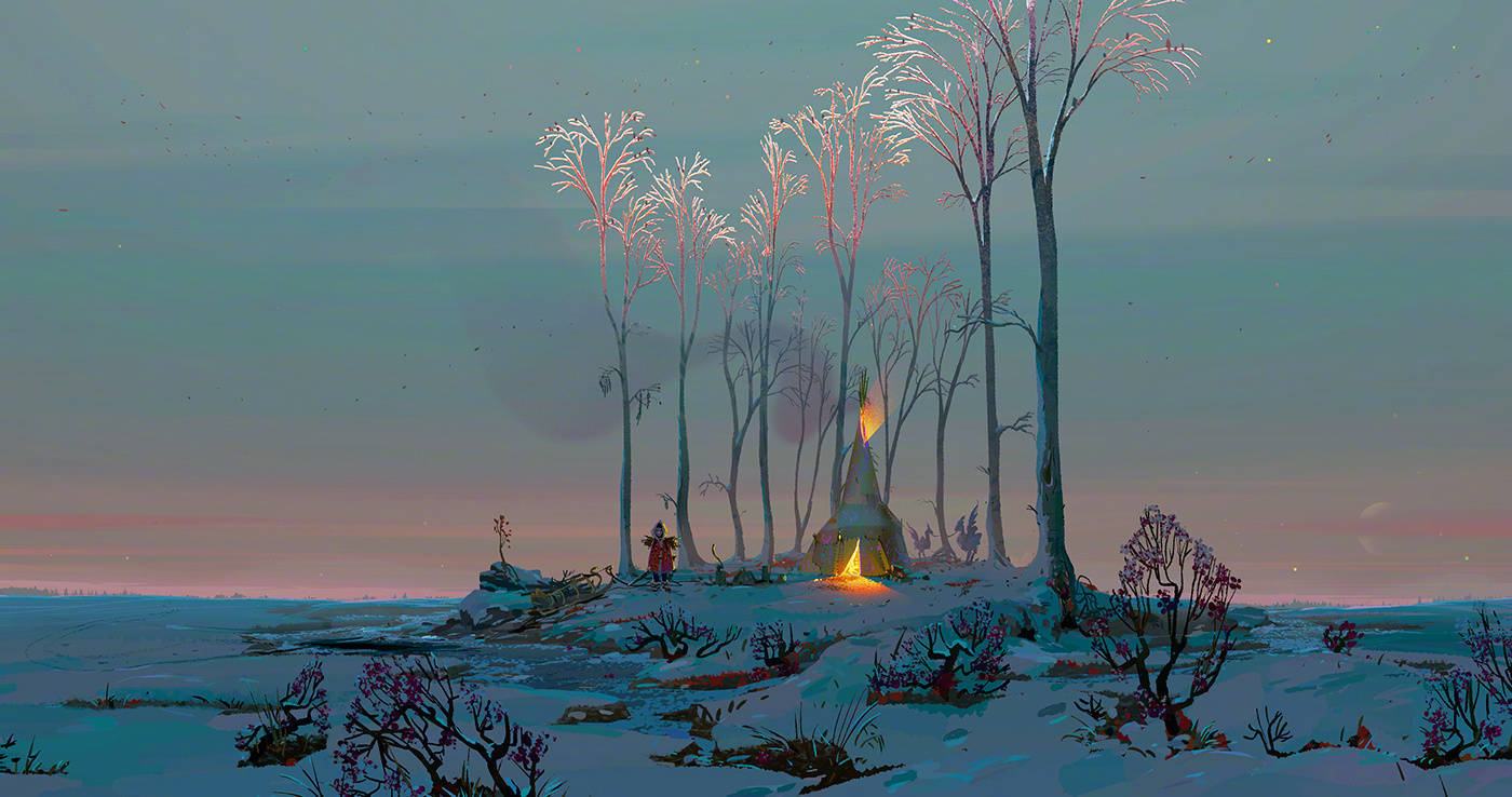 奇幻场景插画设计|gabriel gomez