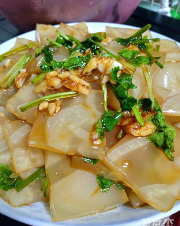 凉拌肉皮冻的做法