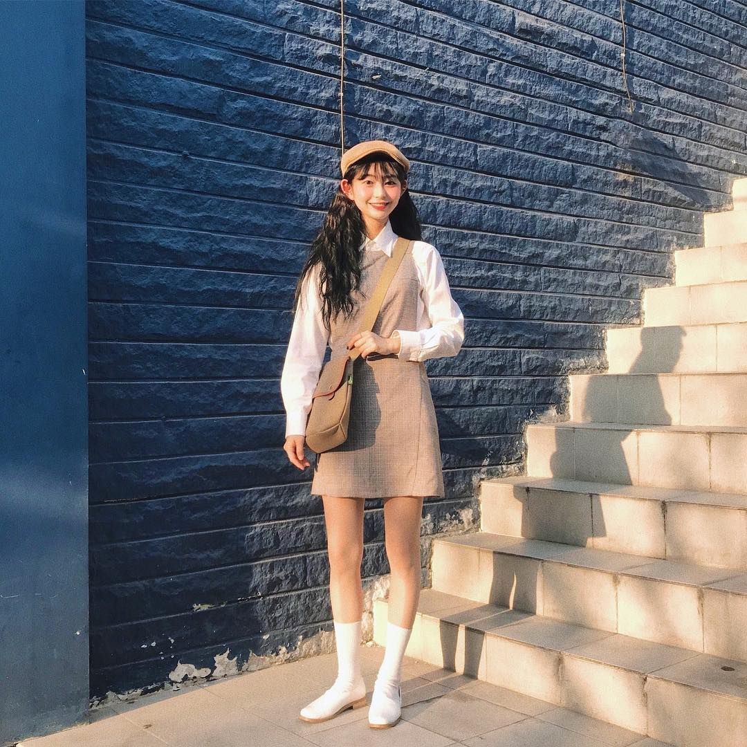 甜美邻家女孩穿搭教你5款小清新温和穿搭look