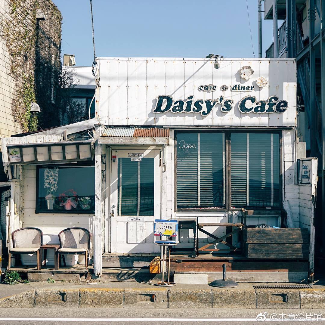 绘画素材第221辑日本街边干净的小店三inssonokoro