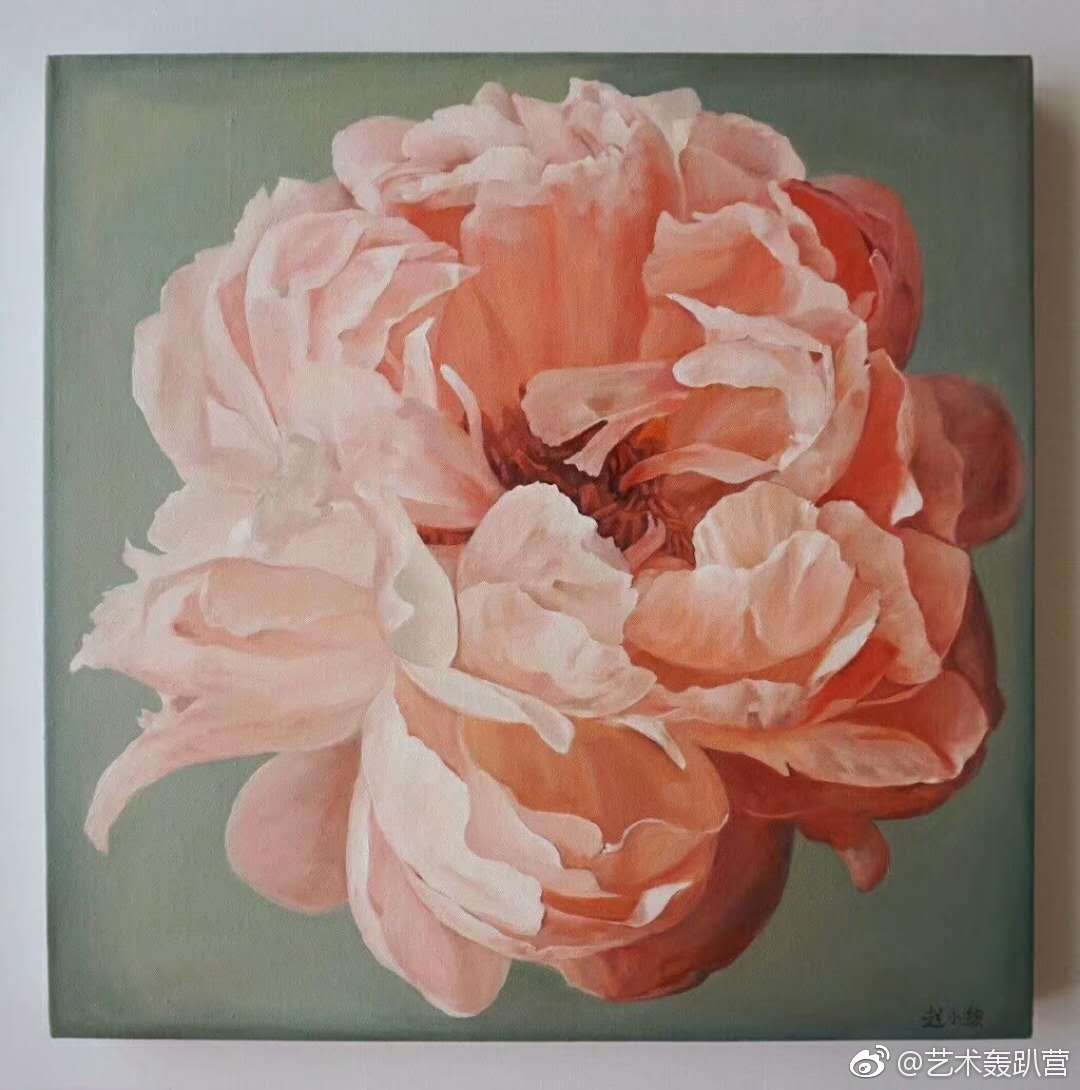 赵小藜,据说是长得最好的油画家丨有颜值却依然那么努力~_新浪看点
