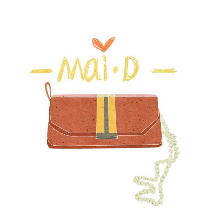 一组简约小清新包包壁纸作者