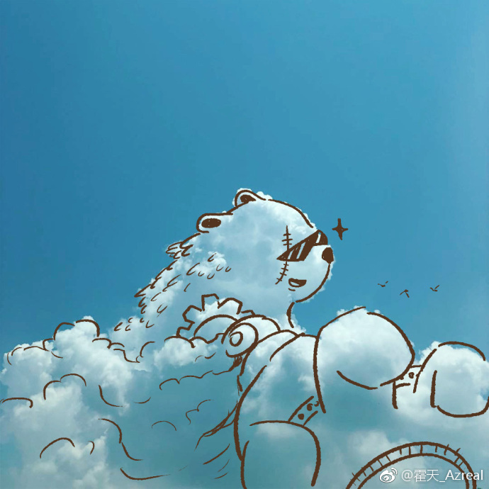 这个故事是中午出去的时候遇到了一朵熊云