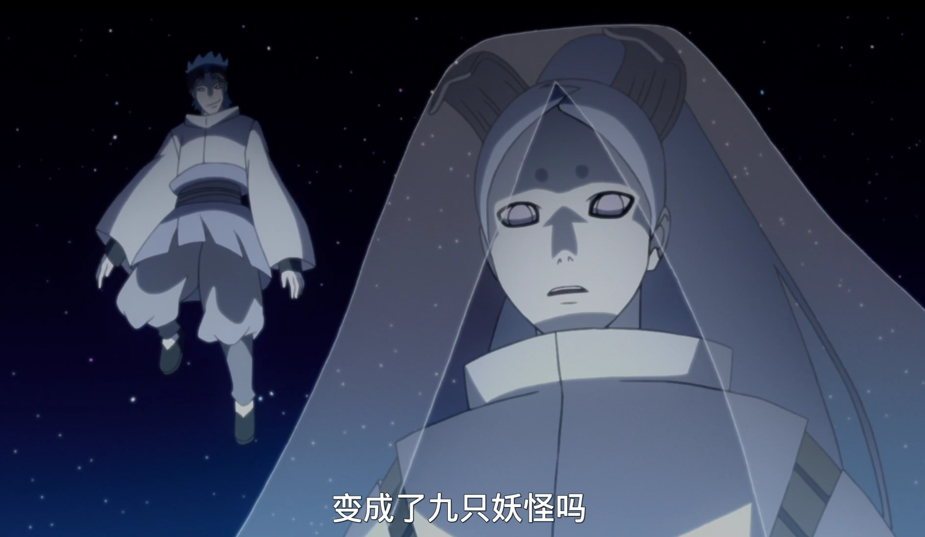 火影忍者55集被忽略的细节,奇拉比留尾巴续命,大筒木第3人登场